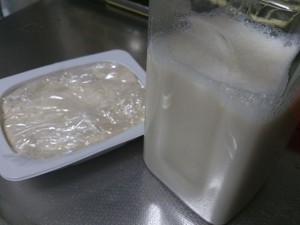201210-making-soymilk-19 豆乳とおからの完成