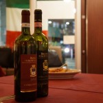 同時に出された２種を飲み比べ、どちらがどちらかを当てるというゲームでした