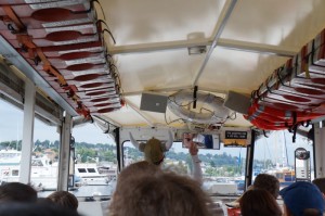 Onto the water